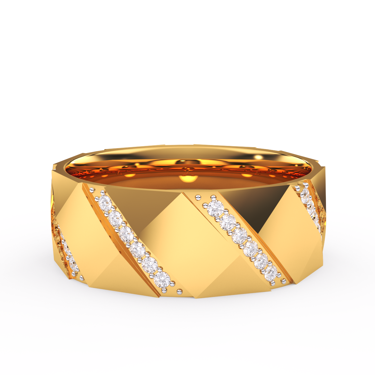 Lab Grown Diamond Wedding Wide Couple Set